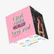 I Just Really Really Love You Pink Theme Valentine's Day Confetti-exploding Greetings Card
