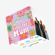 Pink Flowers Fabulous Mum Birthday Confetti-exploding Greetings Card