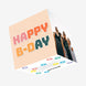 Happy Birthday Colourful Letters Confetti-exploding Greetings Card