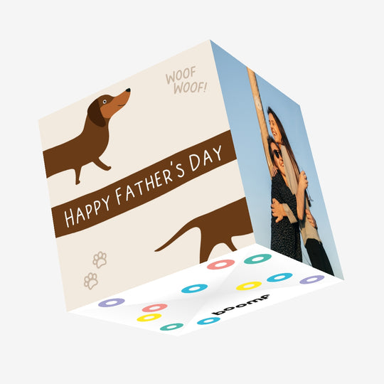 Woof Woof! Confetti-exploding Greetings Card