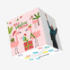 Fabulous Flamingos Christmas Confetti-exploding Greetings Card