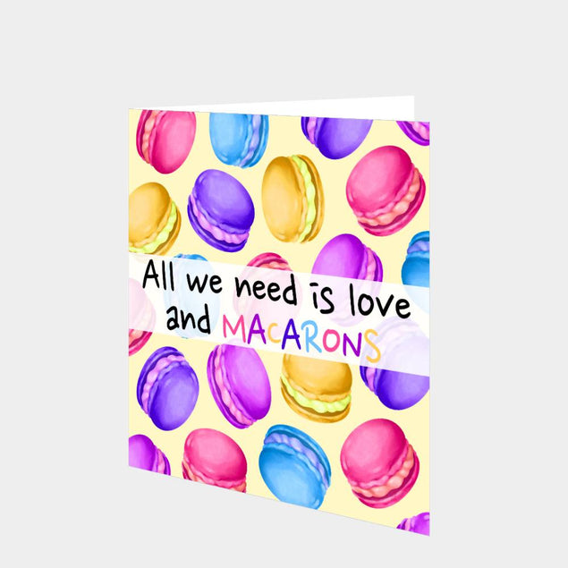 Love And Macarons Card