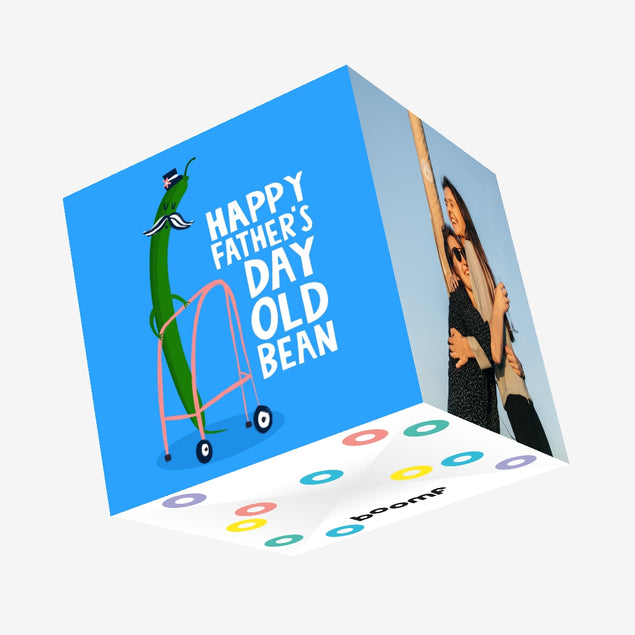 Old Green Bean Father’s Day Confetti-exploding Greetings Card