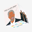 Morgan Freeman Birthday Confetti-exploding Greetings Card
