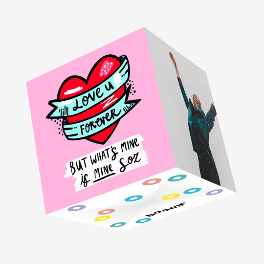 Love You Forever But Valentine's Day Confetti-exploding Greetings Card
