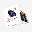 Blue Butterfly 25th Birthday Confetti-exploding Greetings Card