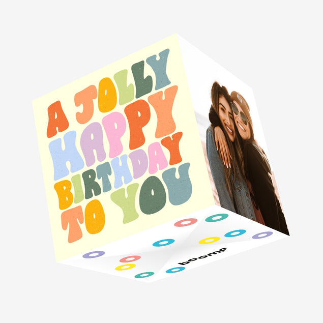 Jolly Birthday Confetti-exploding Greetings Card