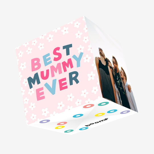Best Mummy Ever Little Daisies Mother's Day Confetti-exploding Greetings Card
