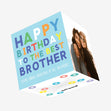 Best Brother Confetti-exploding Greetings Card