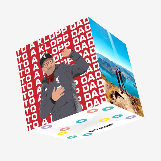 LFC Klopp Father's Day Confetti-exploding Greetings Card