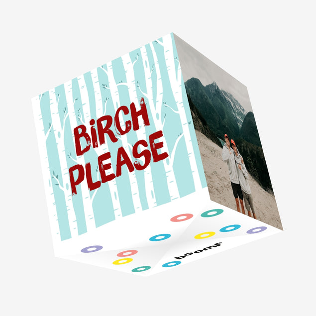 Birch Please Christmas Confetti-exploding Greetings Card