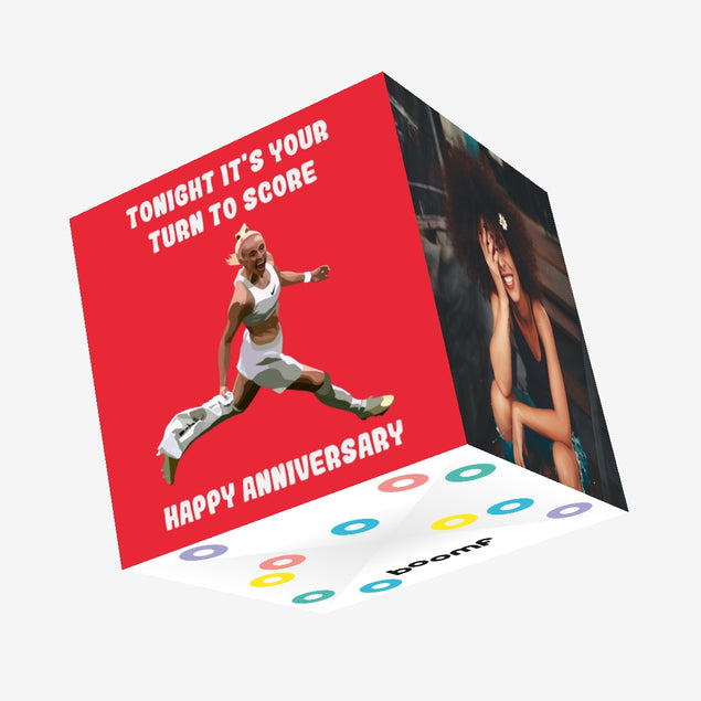 Lionesses Chloe Kelly Anniversary Confetti-exploding Greetings Card