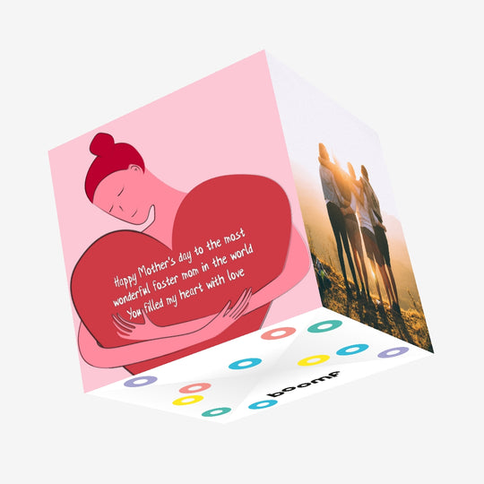 You Filled My Heart With Love Confetti-exploding Greetings Card