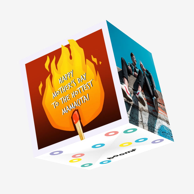 Happy Mother's Day To The Hottest Mamacita Confetti-exploding Greetings Card