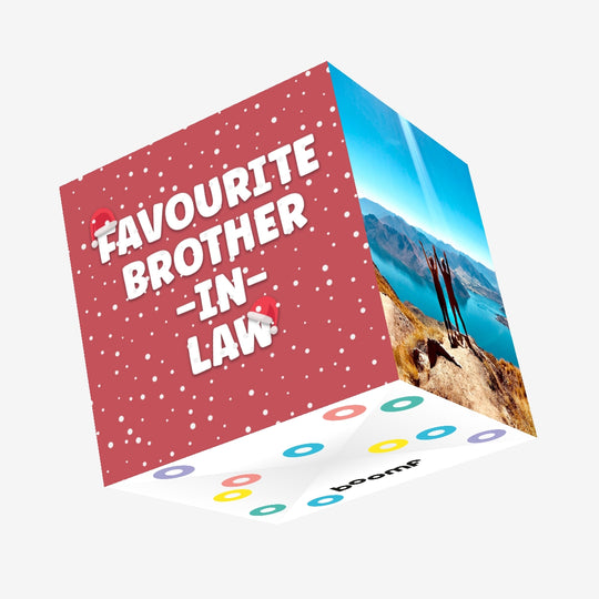 Favourite Brother-in-Law Christmas Confetti-exploding Greetings Card