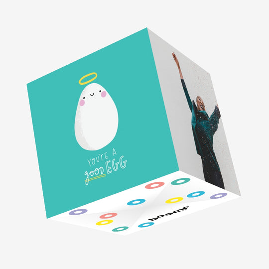 Good Egg Confetti-exploding Greetings Card