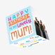 Happy Birthday To My Lovely Mum Confetti-exploding Greetings Card