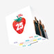 Juicy Strawberry Happy 25th Birthday Confetti-exploding Greetings Card