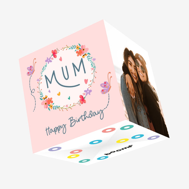 Mum Happy Birthday Confetti-exploding Greetings Card