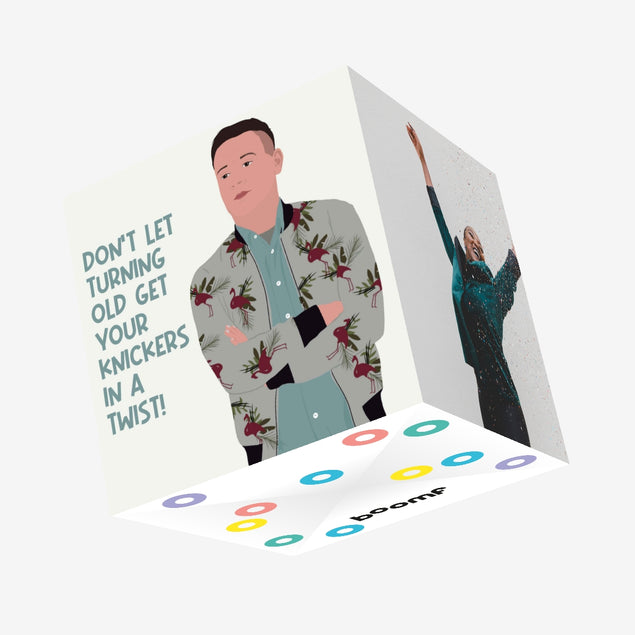 Knickers In A Twist Birthday Confetti-exploding Greetings Card