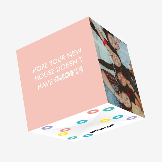 Hope Your New House Doesn't Have Ghosts Confetti-exploding Greetings Card