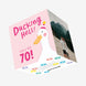 Ducking Hell You're 70 Pink Birthday Confetti-exploding Greetings Card