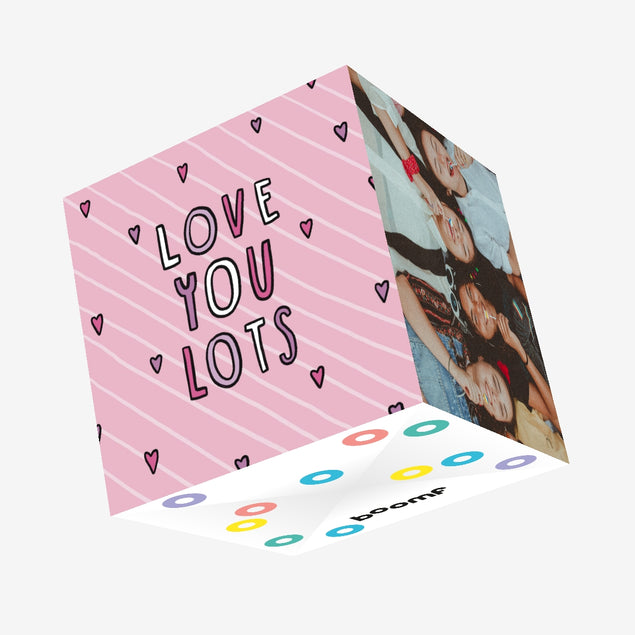 Love You Lots Confetti-exploding Greetings Card