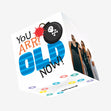 You Arr Old Now Pirates Happy Birthday Confetti-exploding Greetings Card
