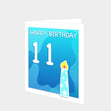 Happy 11th Birthday Card