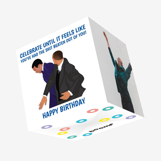 Celebrate Until It Feels Like Confetti-exploding Greetings Card