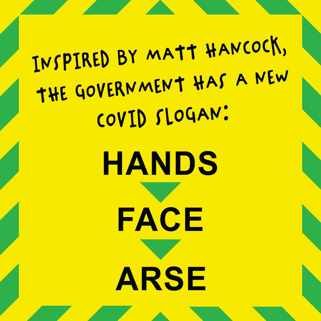 New Government Slogan Card