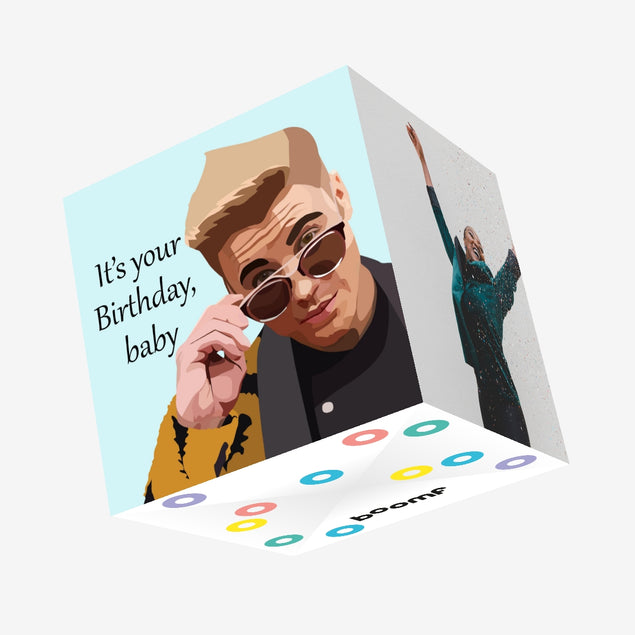 It's Your Birthday, Baby Confetti-exploding Greetings Card