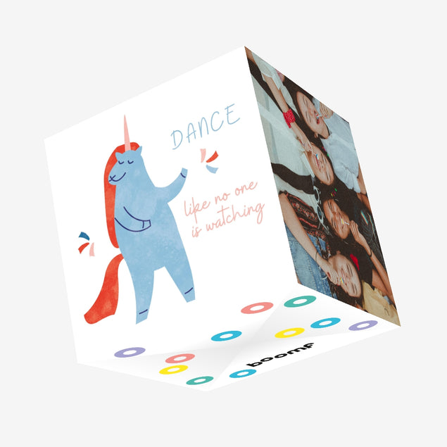 Dance Like No One Is Watching Confetti-exploding Greetings Card