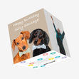 Happy Birthday Silly Sausage Dachshund Confetti-exploding Greetings Card