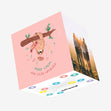 Play Ukulele Pink Confetti-exploding Greetings Card
