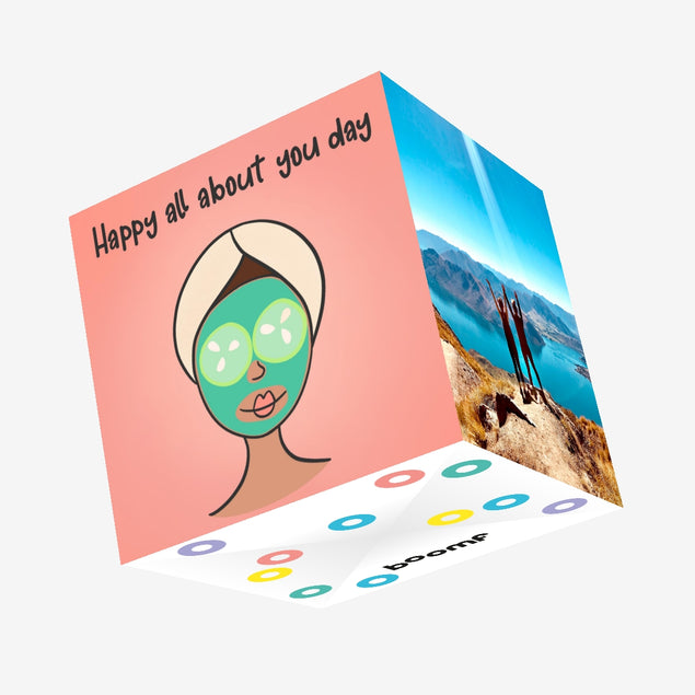 All About You Day Confetti-exploding Greetings Card