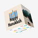 Happy Hanukkah Candles Confetti-exploding Greetings Card
