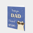 Thank You Dad Awesome Cat Card
