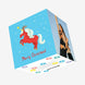 Festive Unicorn Merry Christmas Confetti-exploding Greetings Card