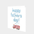 Father's Day Fire Truck Card