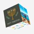 Happy Hanukkah Confetti-exploding Greetings Card