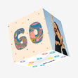 60 Swirls Confetti-exploding Greetings Card