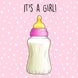 It's a girl! Newborn Card