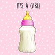 It's a girl! Newborn Card
