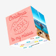 Kisses Missus Christmas Confetti-exploding Greetings Card