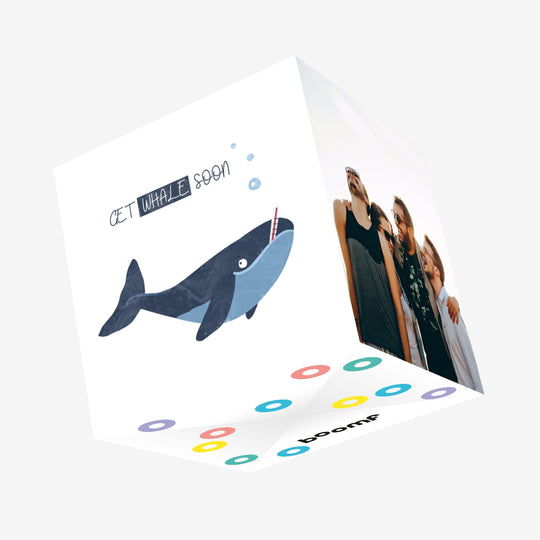 Get Whale Soon Confetti-exploding Greetings Card