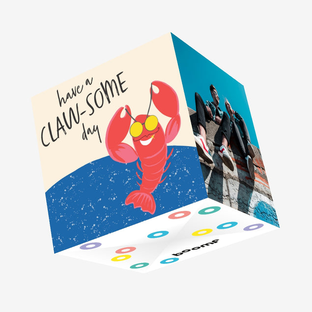 Have a Claw-some day Confetti-exploding Greetings Card