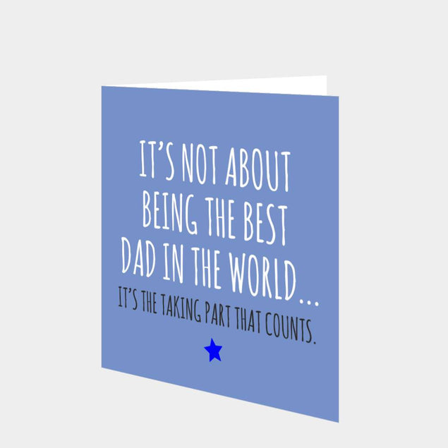 It's The Taking Part That Counts Card