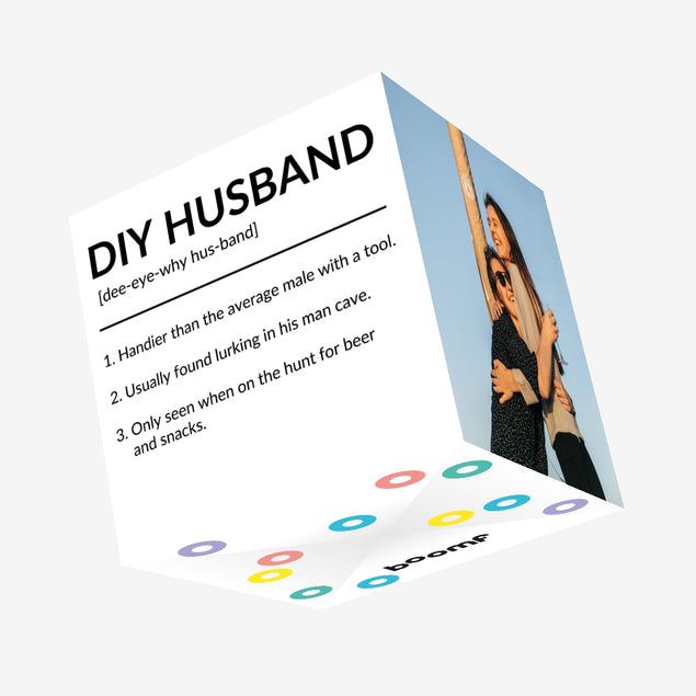 DIY Husband Confetti-exploding Greetings Card