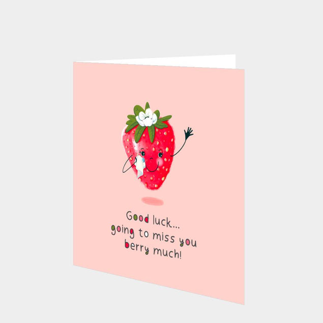 Going To Miss You Berry Much! Card